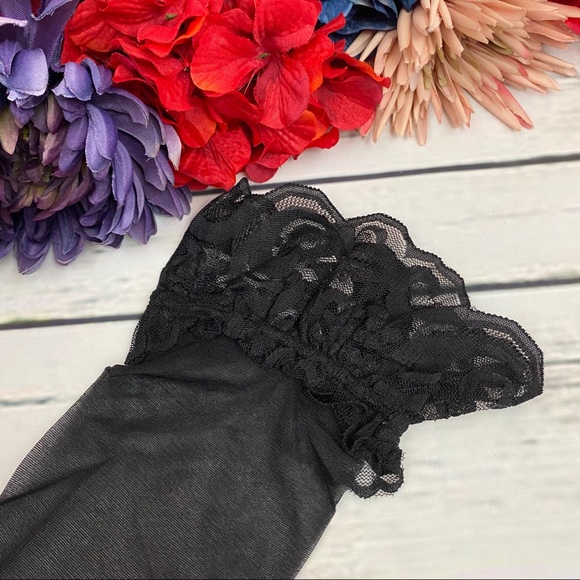 Sexy Thigh High Over The Knee Black Stockings - Picture 8 of 14